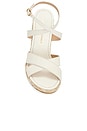 view 4 of 5 SANDALES ALYSSA WEDGE in Cream