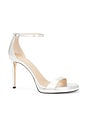 view 2 of 5 Nudist Platform Sandal in Silver