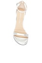 view 4 of 5 Nudist Platform Sandal in Silver