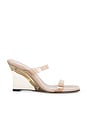 view 1 of 5 SANDALES VINNIE LUCITE SLIDE 100 in Blushful