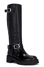 view 2 of 5 Ren Moto Boot in Black Leather