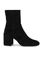 view 1 of 5 Nubacari Zip Bootie in Black Suede