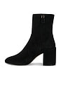 view 6 of 5 Nubacari Zip Bootie in Black Suede