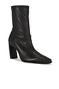 view 2 of 5 Stassi Stretch Bootie in Midnight Espresso Leather