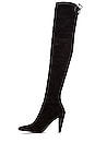 view 5 of 5 Highstreet Suede Boot in Black