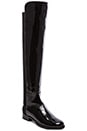 view 2 of 5 5050 Stretch Leather Boot in Black Patent