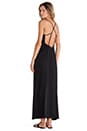 view 1 of 5 X Back Dress in Black Challie