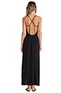 view 4 of 5 X Back Dress in Black Challie