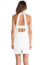 view 3 of 5 Lace Halter Dress in White