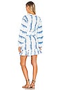 view 3 of 3 ROBE COURTE ESTELLE in Ivory Blue