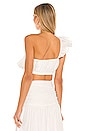 view 3 of 4 Alva Frill Crop Top in Ivory