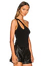 view 2 of 4 Dylan One Shoulder Top in Black