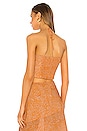 view 3 of 4 Sienna Crop Top in Orange