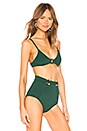 view 2 of 4 Jungalow Ring Front Bikini Top in Jungalow