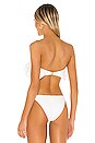view 3 of 5 Kaia Ruffle Bandeau Top in White