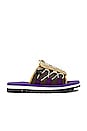 view 1 of 5 Dao-2ab Sandal in Brown & Purple