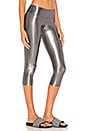 view 2 of 4 Suki Crop Legging in Chrome Gloss