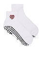 view 1 of 4 Pizza Sock in White