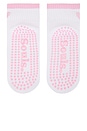 view 4 of 4 CALCETIN PINK HEART in White