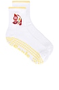view 1 of 4 Flamin' Socks in White