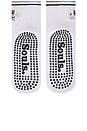 view 4 of 4 Dog Mom Grip Socks in White