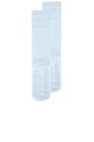 view 4 of 4 CALCETINES HASTA LOS TOBILLOS in Baby Blue Cloud