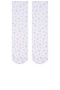 view 3 of 4 CHAUSSETTES BLOSSOM in Pink