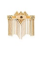 view 3 of 3 Fringe Cuff Bracelet in Gold