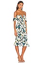 view 2 of 3 Bardot Midi Dress in Waterlily