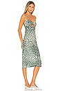 view 2 of 3 VESTIDO MIDI VILLA in Hunter Leopard