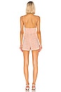 view 3 of 3 Supernatural Diva Romper in Peach Ditsy Floral