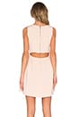 view 4 of 5 Chelsy Back Cutout Dress in Nude