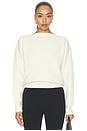 view 2 of 5 Corinth Peplum Sweater in Ivory