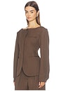 view 2 of 4 Matteo Cinched Blazer in Brown