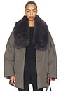 view 2 of 6 Egizio Puffer Down Jacket in Charcoal