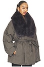 view 5 of 6 Egizio Puffer Down Jacket in Charcoal