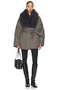view 7 of 6 Egizio Puffer Down Jacket in Charcoal