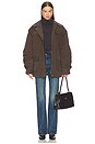view 6 of 5 Baia Fleece Barn Jacket in Brown
