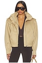 view 1 of 5 Barlow Flight Bomber Jacket in Beige