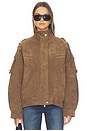 view 2 of 5 Tova Bomber Jacket in Khaki