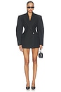view 1 of 3 Martha Hourglass Blazer in Black