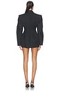 view 4 of 3 Martha Hourglass Blazer in Black