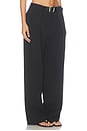 view 2 of 6 Matteo Belted Tuck Trousers in Black
