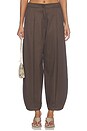 view 2 of 7 PANTALÓN CON TRABILLA MIKA  in Brown