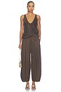 view 7 of 7 PANTALÓN CON TRABILLA MIKA  in Brown