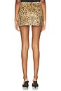 view 5 of 6 Anouk Leopard Print Skirt in Brown