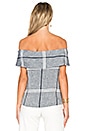 view 3 of 4 Ring Tie Blouse in Chambray