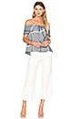 view 4 of 4 Ring Tie Blouse in Chambray