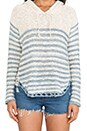 view 4 of 4 Hooded Sweater in Blue