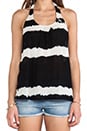 view 5 of 5 T Back Tank Top in Black